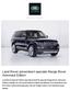 Land Rover presenteert speciale Range Rover Astronaut Edition