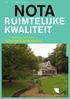 nota ruimtelijke kwaliteit gemeente Rozendaal Nota Ruimtelijke Kwaliteit Nota Ruimtelijke Kwaliteit Gemeente Rozendaal