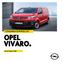 CONSUMENTENPRIJSLIJST OPEL VIVARO.