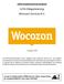 Informatiememorandum 4,5% Obligatielening Wocozon Services B.V.