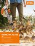 STIHL IN ACTIE ƒ NAJAARSACTIES Bereid uw TUIN voor op de winter GROTE HERFSTSCHOONMAAK MET DE STIHL REINIGINGSMACHINES