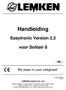 Handleiding. Easytronic Version 2.2. voor Solitair 8. LEMKEN GmbH & Co. KG