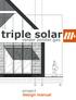 triple solar verder zonder gas project design manual