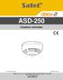 ASD-250. Draadloze rookmelder. Firmware versie 1.00 asd-250_nl 03/19