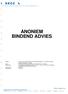 ANONIEM BINDEND ADVIES