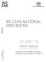 BELGIAN NATIONAL ORCHESTRA