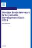 Monitor Brede Welvaart & Sustainable Development Goals 2019