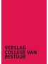 VERSLAG COLLEGE VAN BESTUUR