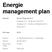 Energie management plan