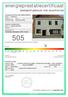 505 De energiescore laat toe om de energiezuinigheid van woningen te vergelijken.