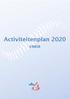 Activiteitenplan 2020 KNBSB