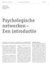 Psychologische netwerken Een introductie