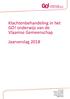 Klachtenbehandeling in het GO! onderwijs van de Vlaamse Gemeenschap. Jaarverslag 2018