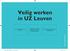 Veilig werken in UZ Leuven