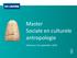 Master Sociale en culturele antropologie. Infosessie 23 september 2019