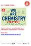 AL 9 JAAR OP RIJ. Neemt ook jouw bedrijf dit jaar deel aan het We Are Chemistry jobevent? Meer info: