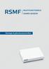 RSMF MULTIFUNCTIONELE