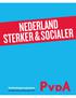 NEDERLAND STERKER & SOCIALER