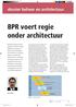 BPR voert regie onder architectuur