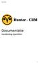 Hunter-CRM. Documentatie Handleiding Spamfilter