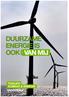 DUURZAME ENERGIE IS OOK TOOLKIT: KLIMAAT & ENERGIE