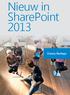 Nieuw in SharePoint 2013. Danny Burlage