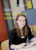 Geld voor school en studie