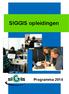SIGGIS opleidingen Programma 2014