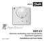 Danfoss Heating. ORT-01 Electronic modulating room thermostat for OpenTherm appliances Installation and User Guide