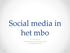 Social media in het mbo Cyril Minnema Studie Professioneel Meesterschap CNA September 2012