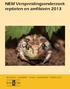 NEM Verspreidingsonderzoek reptielen en amfibieën 2013