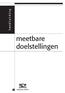 handleiding meetbare doelstellingen