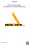 PROLECO. Uw betrouwbare partner in Programma- en Projectmanagement. PROLECO - CV R.Lemmen