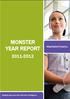 MONSTER YEAR REPORT 2011-2012. Mogelijk gemaakt door Monster Intelligence