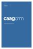 Caag CRM. info@caagcrm.nl www.caagcrm.nl. Informatie Brochure
