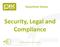 Security, Legal and Compliance