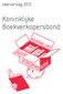 Jaarverslag 2012. Koninklijke Boekverkopersbond