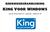 GEBRUIKERSHANDLEIDING KING VOOR WINDOWS. versies Financieel t/m Logistiek, release 5.50