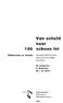 Van schuld naar. 190 schone lei. Evaluatie Wet Schuldsanering. Onderzoek en beleid. personen. N. Jungmann E. Niemeijer M.J. ter Voert.