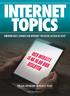 INTERNET TOPICS ONDERNEMERS ZONDER EEN INTERNET STRATEGIE MISSEN DE BOOT WILLEM VERMEEND EN REMCO TOMEÏ. www.internettopics.nl