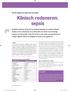 Klinisch redeneren: sepsis