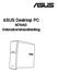 ASUS Desktop PC M70AD Gebruikershandleiding