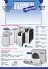 MEI-JUNI 2012 NR. 33 MOBIELE AIRCONDITIONERS SPLIT-AIRCONDITIONERS. Vanaf 185,00. Vanaf 324,00. 1. PAC7 7000 BTU / 2051Wh / 100 M3 1726759 185,00