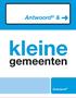 Antwoord & kleine gemeenten