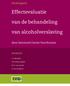 Effectevaluatie. van de behandeling. van alcoholverslaving