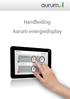 Handleiding Aurum energiedisplay