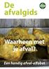 De afvalgids. Waarheen met je afval? Een handig afval-alfabet