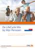 De LifeCycle Mix bij Mijn Pensioen. LifeCycle Mix (LCM): online oplossing met maximale transparantie en gemak