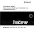 ThinkServer RD640 Gebruikershandleiding en Handboek voor hardwareonderhoud. Machinetypen: 70AV, 70AW, 70AX, 70AY, 70B0 en 70B1