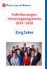 PvdA Nieuwegein Verkiezingsprogramma 2014-2018. ZorgZeker